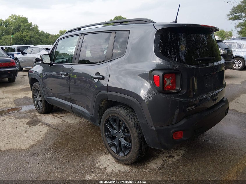 Vin: zacnjde17ppp12423, lot: 46239614, jeep renegade altitude 4x4 20233