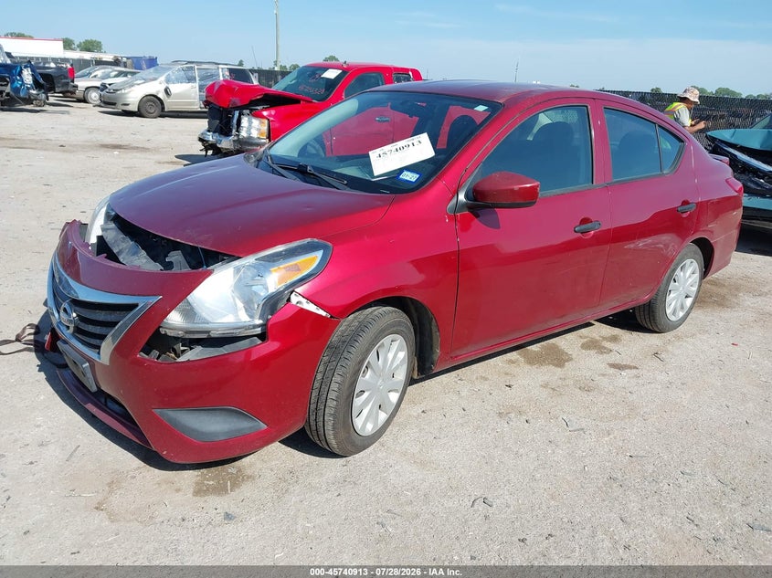 Vin: 3n1cn7ap2hl832475, lot: 46239617, nissan versa 1.6 s+ 20172