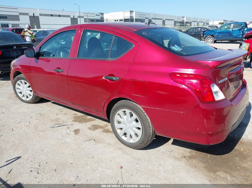 Vin: 3n1cn7ap2hl832475, lot: 46239617, nissan versa 1.6 s+ 20173