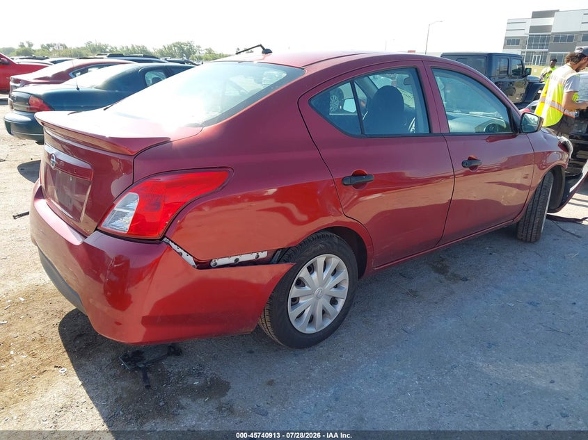 Vin: 3n1cn7ap2hl832475, lot: 46239617, nissan versa 1.6 s+ 20174