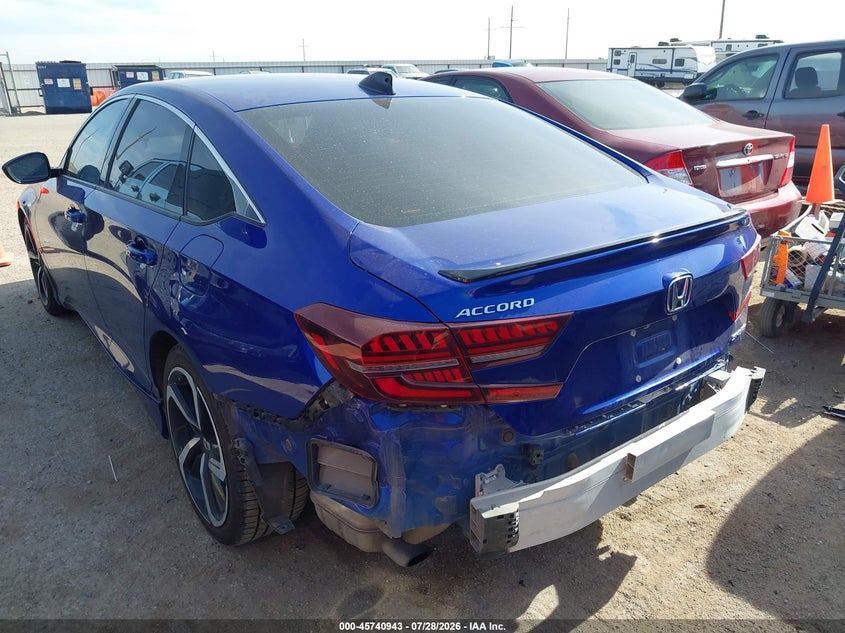 Vin: 1hgcv1f36ma100580, lot: 46239647, honda accord sport 20213