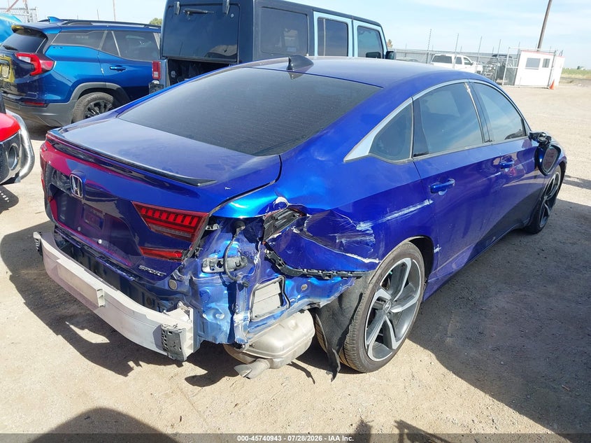 Vin: 1hgcv1f36ma100580, lot: 46239647, honda accord sport 20214