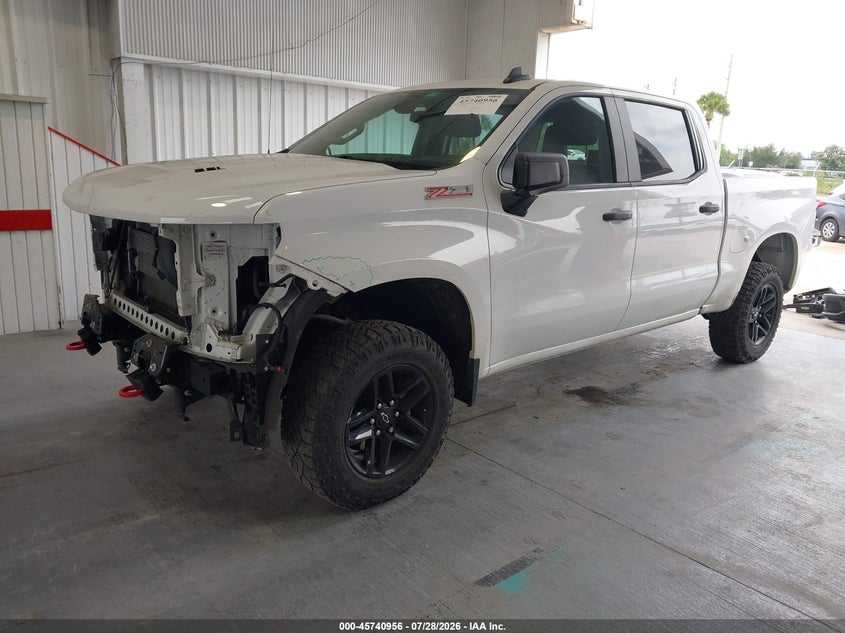 Vin: 1gcpycel6nz222430, lot: 46239660, chevrolet silverado 1500 ltd 4wd  short bed custom trail boss 20222