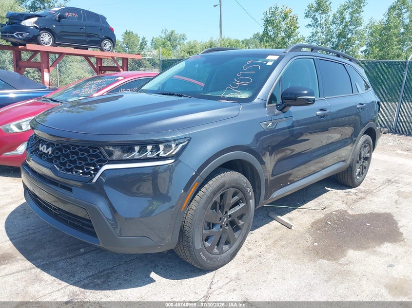 Vin: 5xyrldlc5ng098634, lot: 46239663, kia sorento x-line s 20222