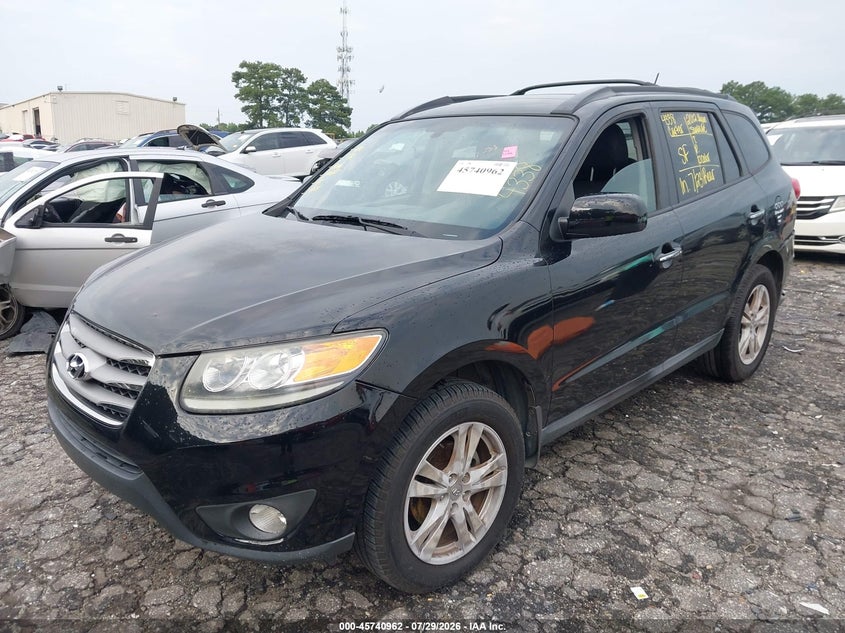 Vin: 5xyzk3ab6cg111900, lot: 46239666, hyundai santa fe limited 20122
