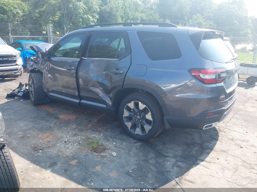 Vin: 5fnyg1h77tb028857, lot: 46239680, honda pilot touring/touring blackout 20263
