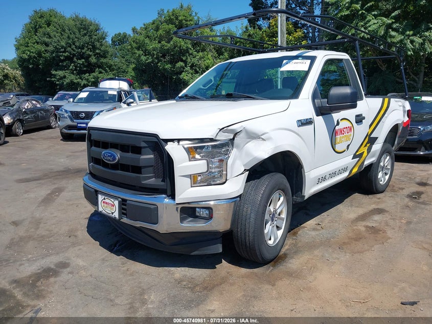 Vin: 1ftmf1c80hfa80805, lot: 46239685, ford f-150 xl 20172