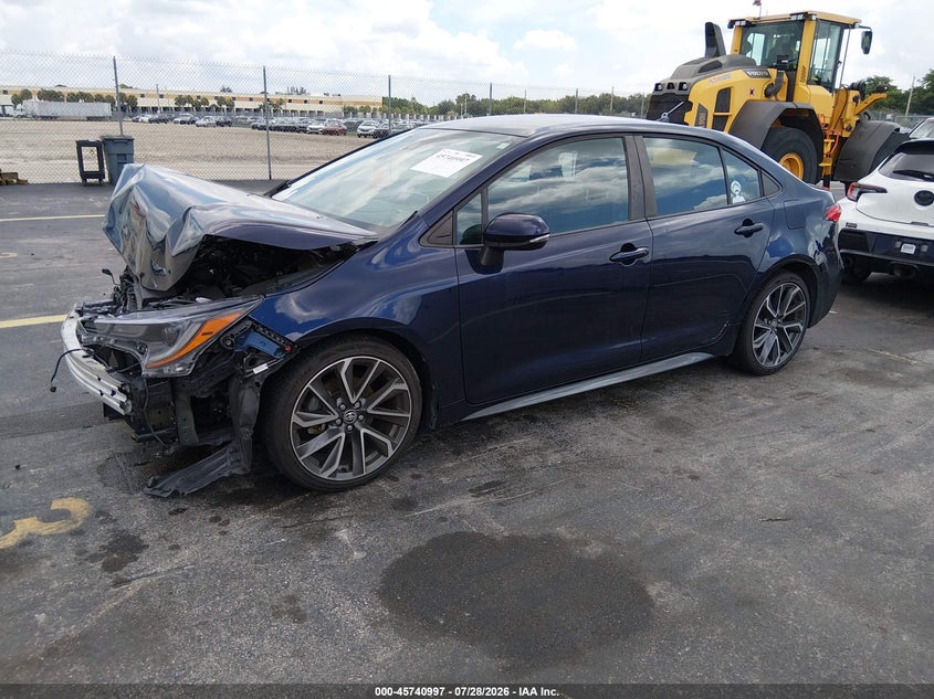 Vin: 5yfs4rce7lp016022, lot: 46239701, toyota corolla se 20202