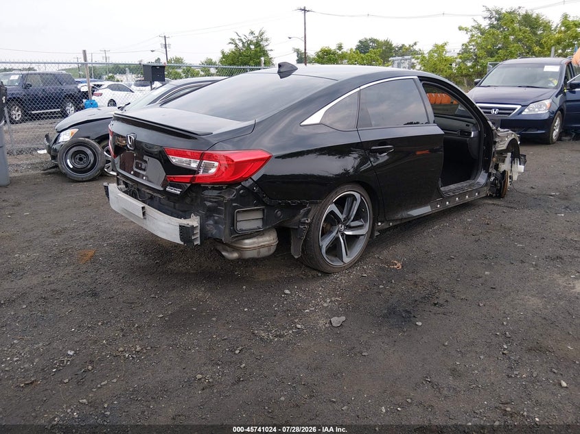 Vin: 1hgcv1f46ma114956, lot: 46239728, honda accord sport special edition 20214
