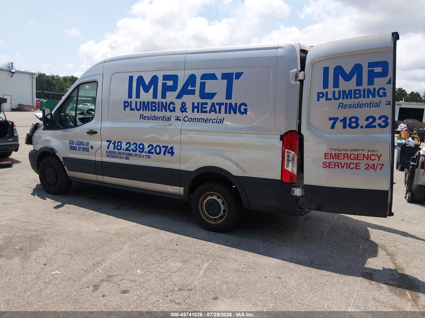 Vin: 1ftyr1cm8kka19612, lot: 46239730, ford transit-250 20193