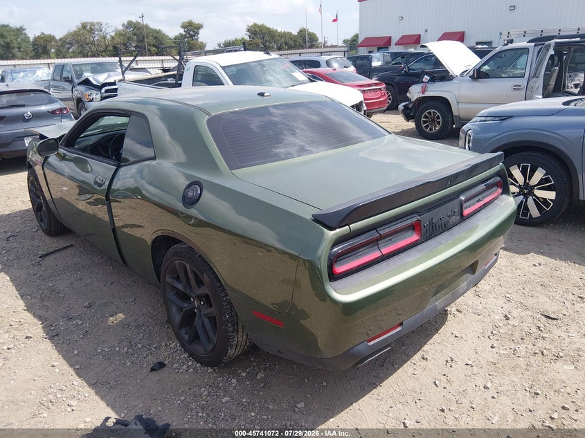 Vin: 2c3cdzag3nh223691, lot: 46239776, dodge challenger sxt 20223