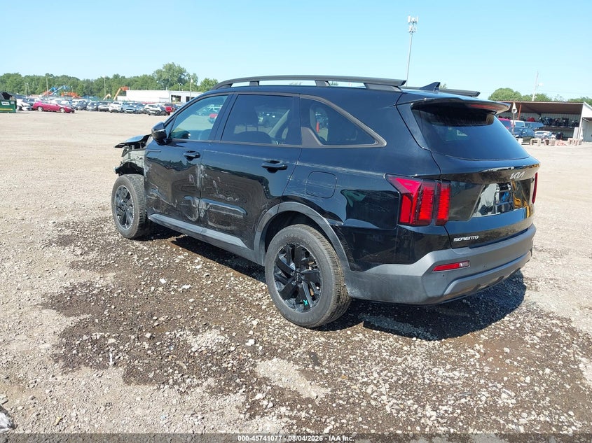Vin: 5xyrldlc3pg237923, lot: 46239781, kia sorento x-line s 20233