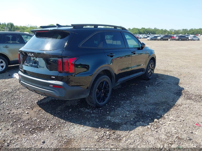 Vin: 5xyrldlc3pg237923, lot: 46239781, kia sorento x-line s 20234