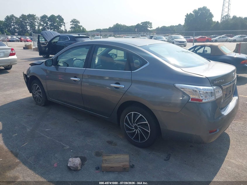 Vin: 3n1ab7ap6fy361687, lot: 46239791, nissan sentra s 20153