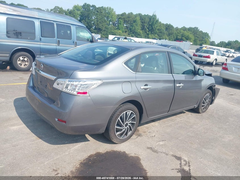 Vin: 3n1ab7ap6fy361687, lot: 46239791, nissan sentra s 20154
