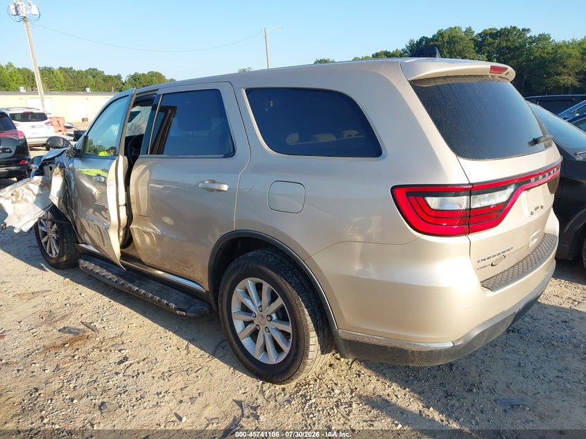 Vin: 1c4rdjagxec345538, lot: 46239810, dodge durango sxt 20143