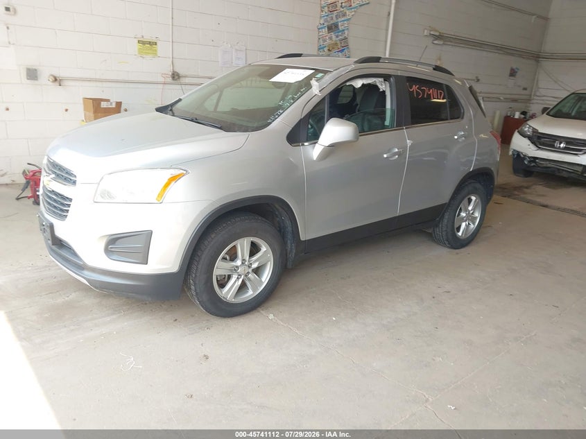 Vin: kl7cjrsb1fb061395, lot: 46239816, chevrolet trax lt 20152