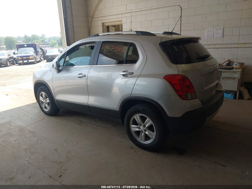 Vin: kl7cjrsb1fb061395, lot: 46239816, chevrolet trax lt 20153