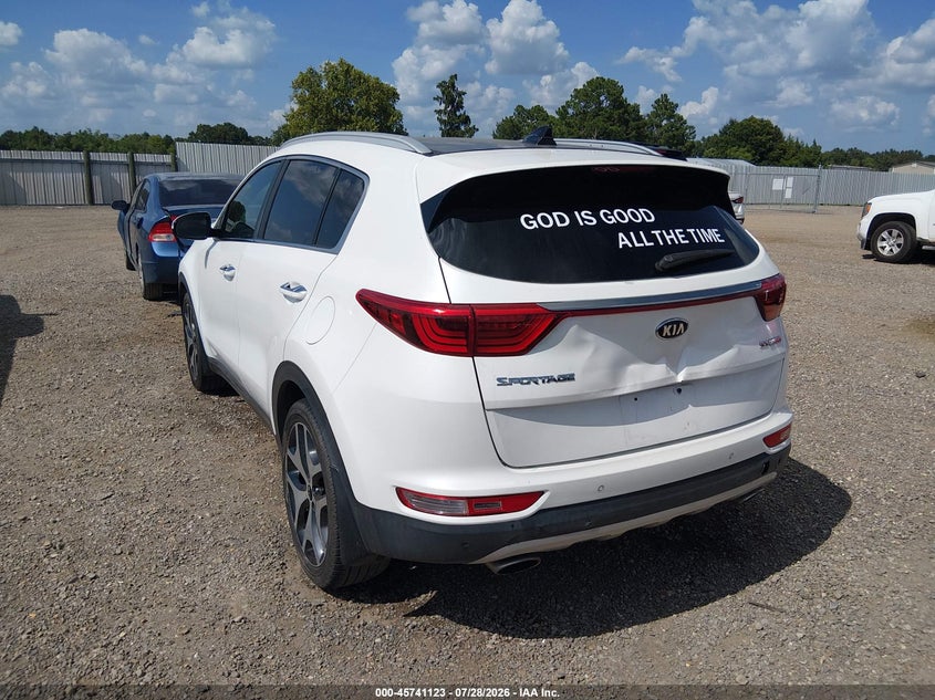 Vin: kndpr3a65h7248384, lot: 46239827, kia sportage sx turbo 20173