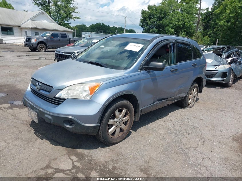 2007 Honda CR-V, Левый бок, IAAI, VIN JHLRE38387C030304 — фото 2