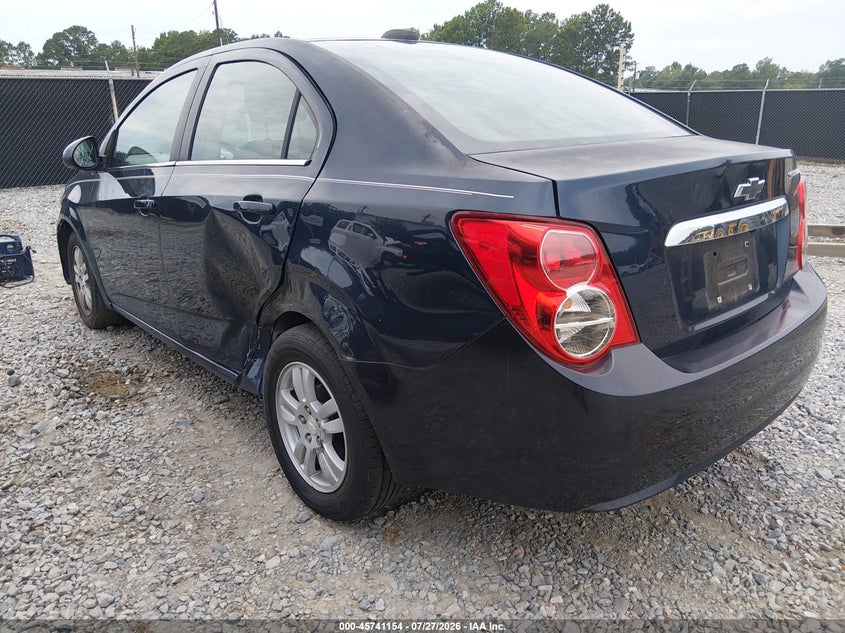 Vin: 1g1jc5sh8g4166581, lot: 46239858, chevrolet sonic lt auto 20163