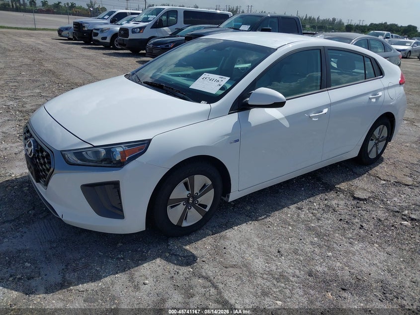 Vin: kmhc65lc6lu235252, lot: 46239870, hyundai ioniq hybrid blue 20202