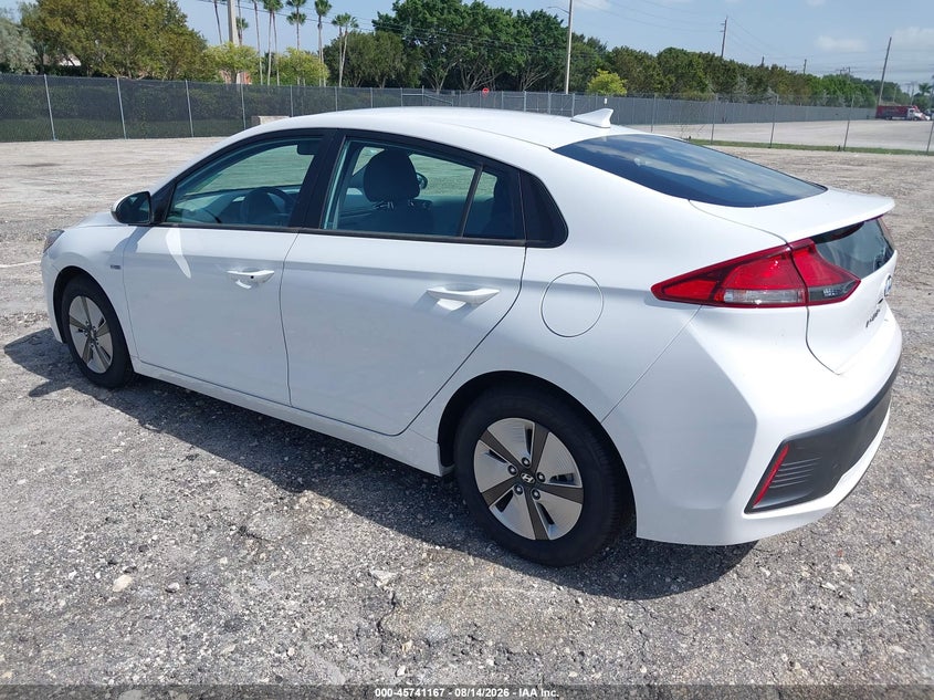 Vin: kmhc65lc6lu235252, lot: 46239870, hyundai ioniq hybrid blue 20203