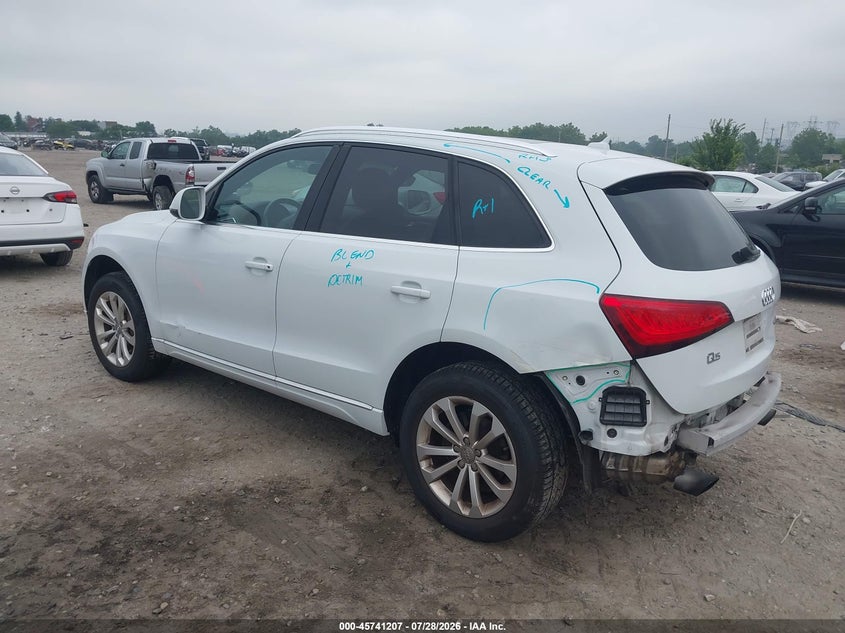 Vin: wa1cfafp7da095818, lot: 46239911, audi q5 2.0t premium 20133
