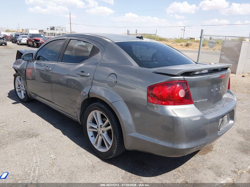 Vin: 1c3cdzeg1cn112748, lot: 46239916, dodge avenger sxt plus 20123