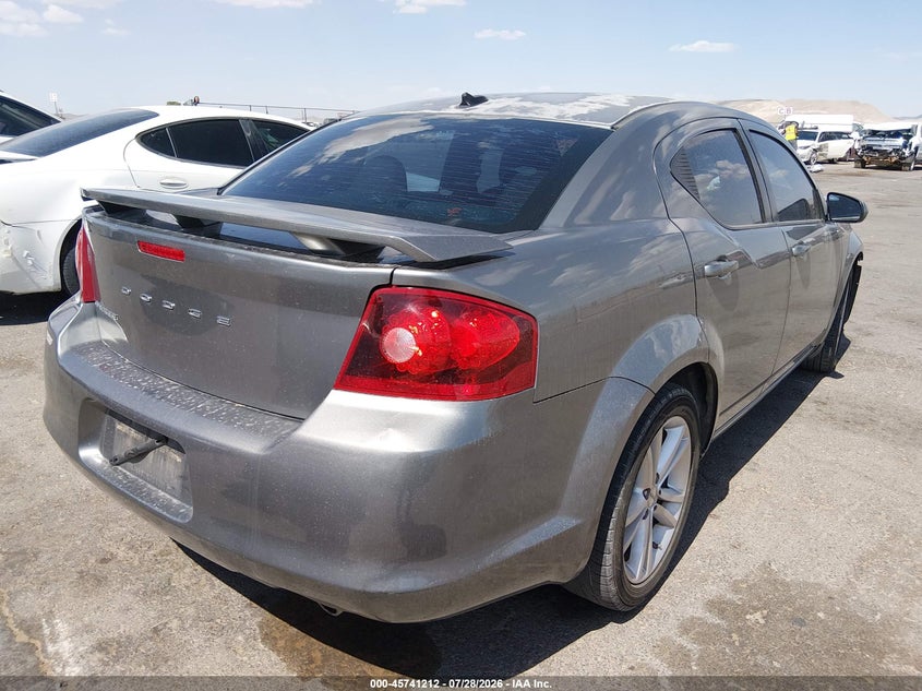 Vin: 1c3cdzeg1cn112748, lot: 46239916, dodge avenger sxt plus 20124