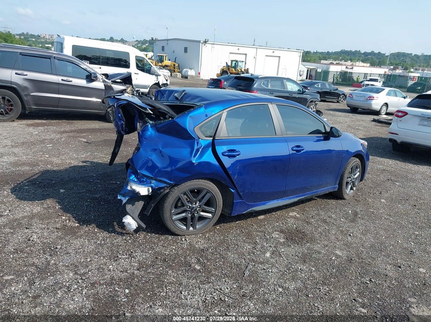 Vin: 3kpf34ad9me392225, lot: 46239934, kia forte gt-line 20214