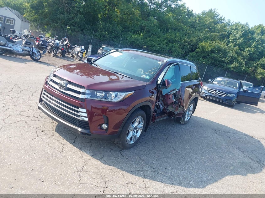 Vin: 5tddzrfh2js873014, lot: 46239961, toyota highlander limited 20182