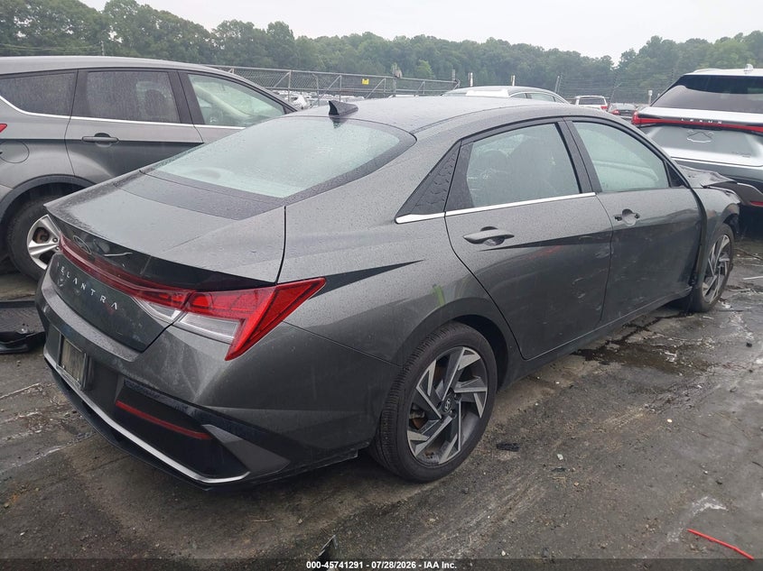 Vin: kmhls4dg7ru662035, lot: 46239995, hyundai elantra sel 20244