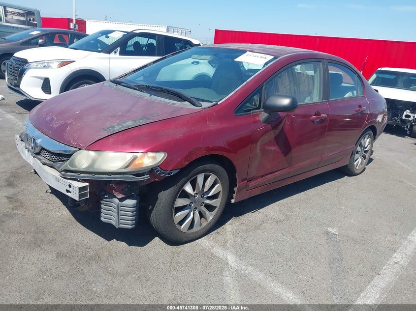 Vin: 19xfa1f58ae067020, lot: 46240012, honda civic lx 20102