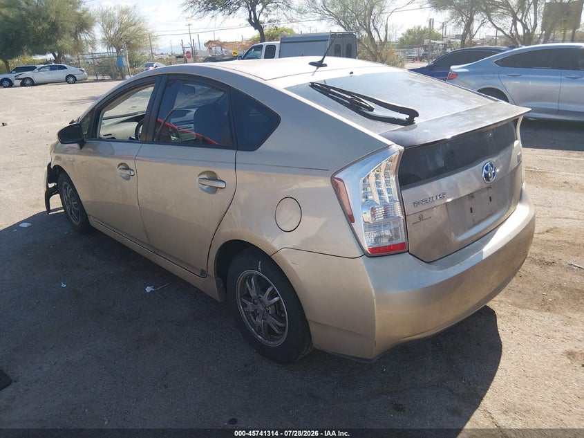 Vin: jtdkn3du7b1431621, lot: 46240018, toyota prius two 20113