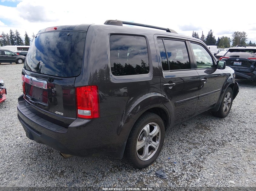 Vin: 5fnyf4h77fb049233, lot: 46240026, honda pilot ex-l 20154