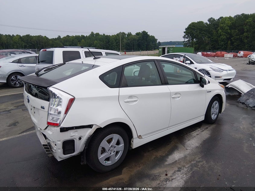 Vin: jtdkn3du8b5311450, lot: 46240030, toyota prius three 20114