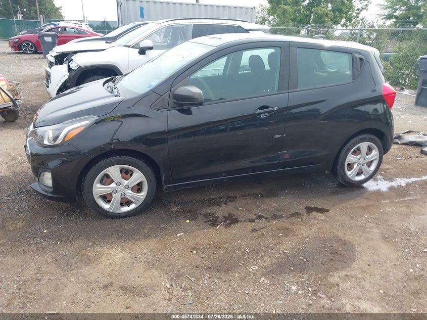 Vin: kl8cb6sa4mc713786, lot: 46240038, chevrolet spark fwd ls automatic 20212