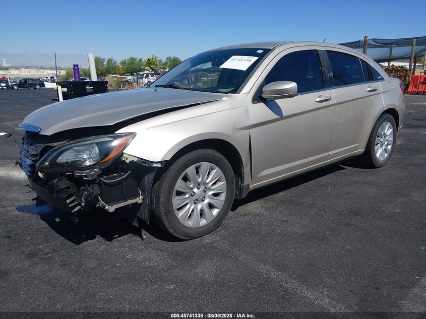 Vin: 1c3ccbab5dn620856, lot: 46240042, chrysler 200 lx 20132