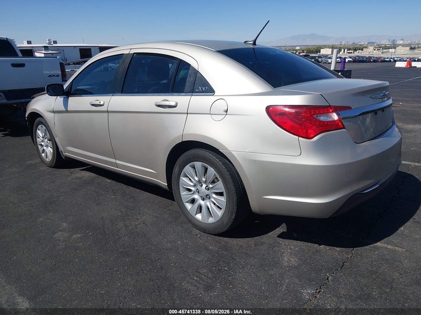 Vin: 1c3ccbab5dn620856, lot: 46240042, chrysler 200 lx 20133
