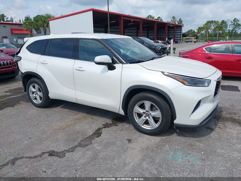 Vin: 5tdczrah0ms070872, lot: 46240043, toyota highlander l 2021 img_1