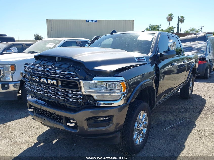 Vin: 3c6ur5sl9kg714159, lot: 46240044, ram 2500 limited  4x4 6'4 box 20192
