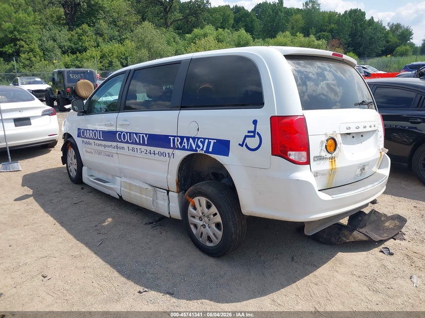 Vin: 2c7wdgdg2hr797970, lot: 46240045, dodge grand caravan crew 20173