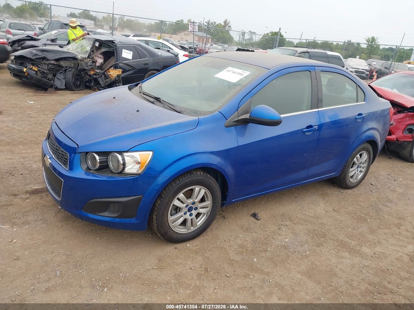 Vin: 1g1jc5shxg4162743, lot: 46240058, chevrolet sonic lt auto 20162