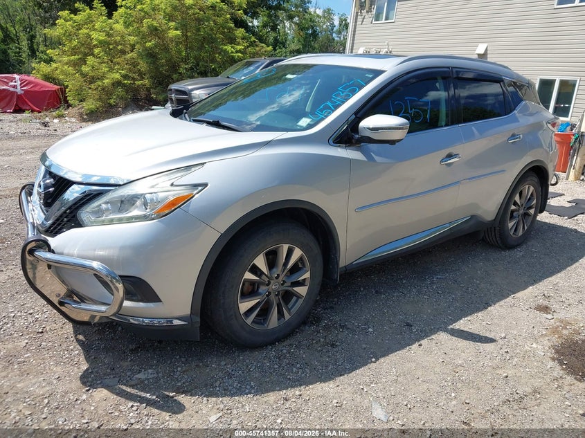 Vin: 5n1az2mh1gn146146, lot: 46240061, nissan murano sl 20162