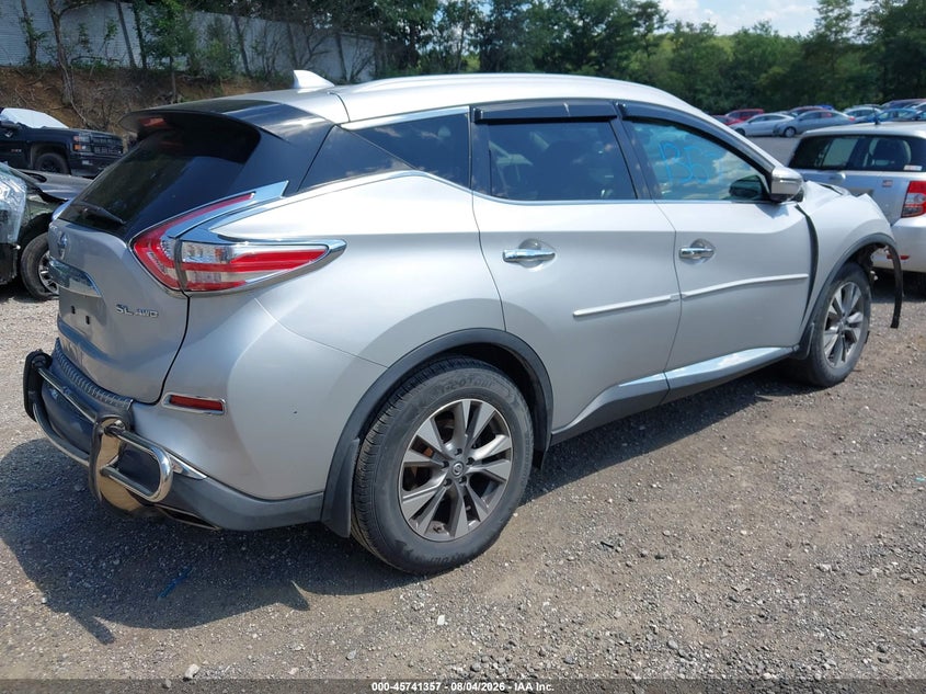 Vin: 5n1az2mh1gn146146, lot: 46240061, nissan murano sl 20164