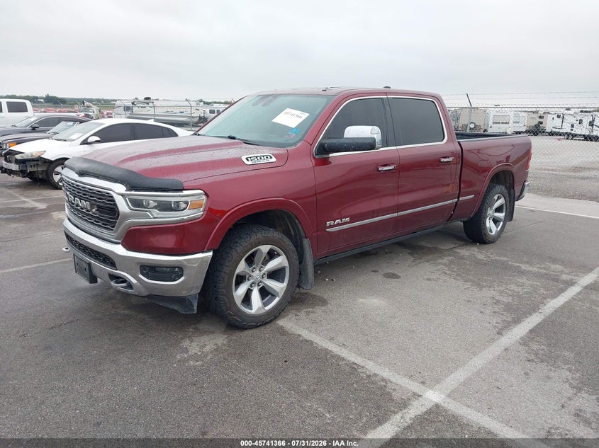 Vin: 1c6srfptxkn672095, lot: 46240071, ram 1500 limited  4x4 6'4 box 20192