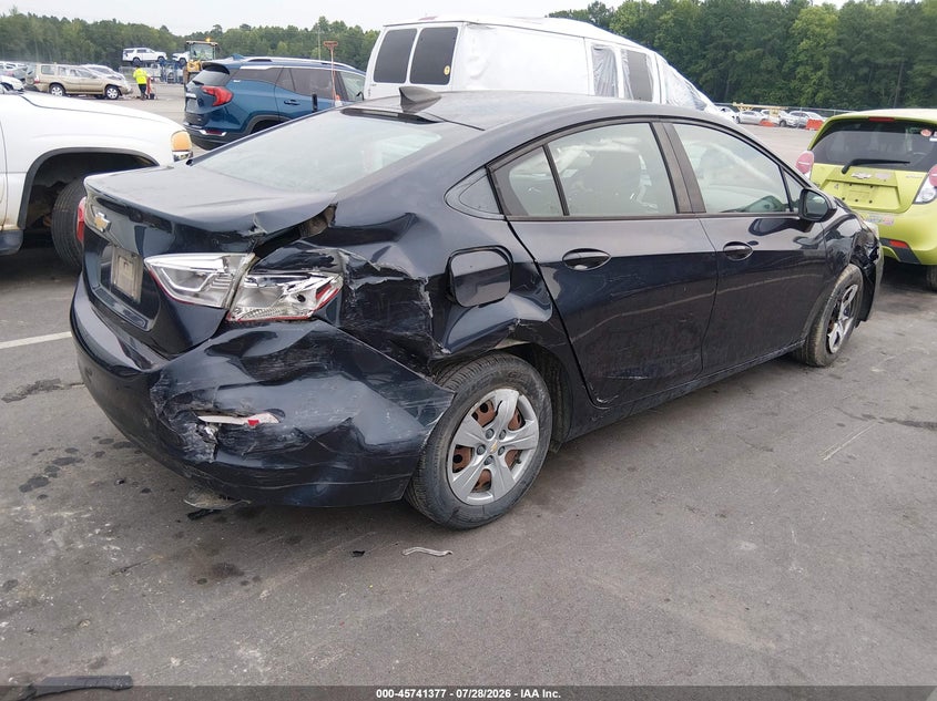 Vin: 1g1bc5sm5g7255248, lot: 46240081, chevrolet cruze ls auto 20164