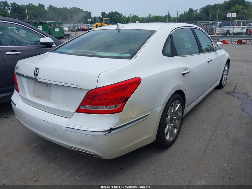Vin: kmhgh4jh9du063028, lot: 46240085, hyundai equus signature 20134