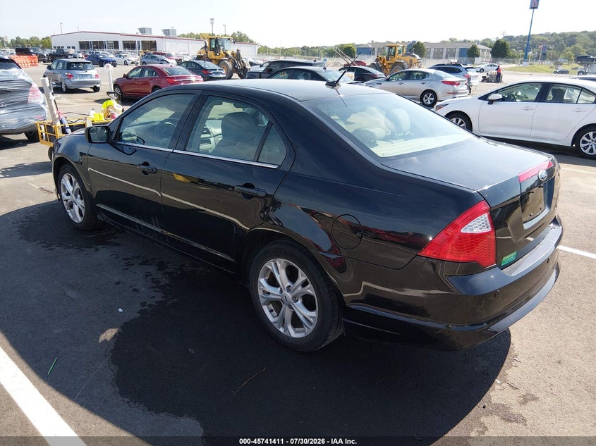 Vin: 3fahp0ha3cr248555, lot: 46240114, ford fusion se 20123